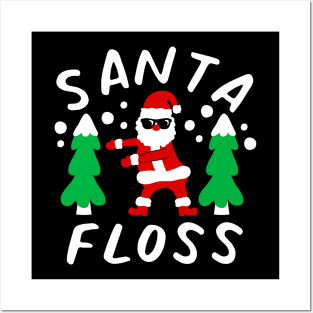 Santa Floss Posters and Art